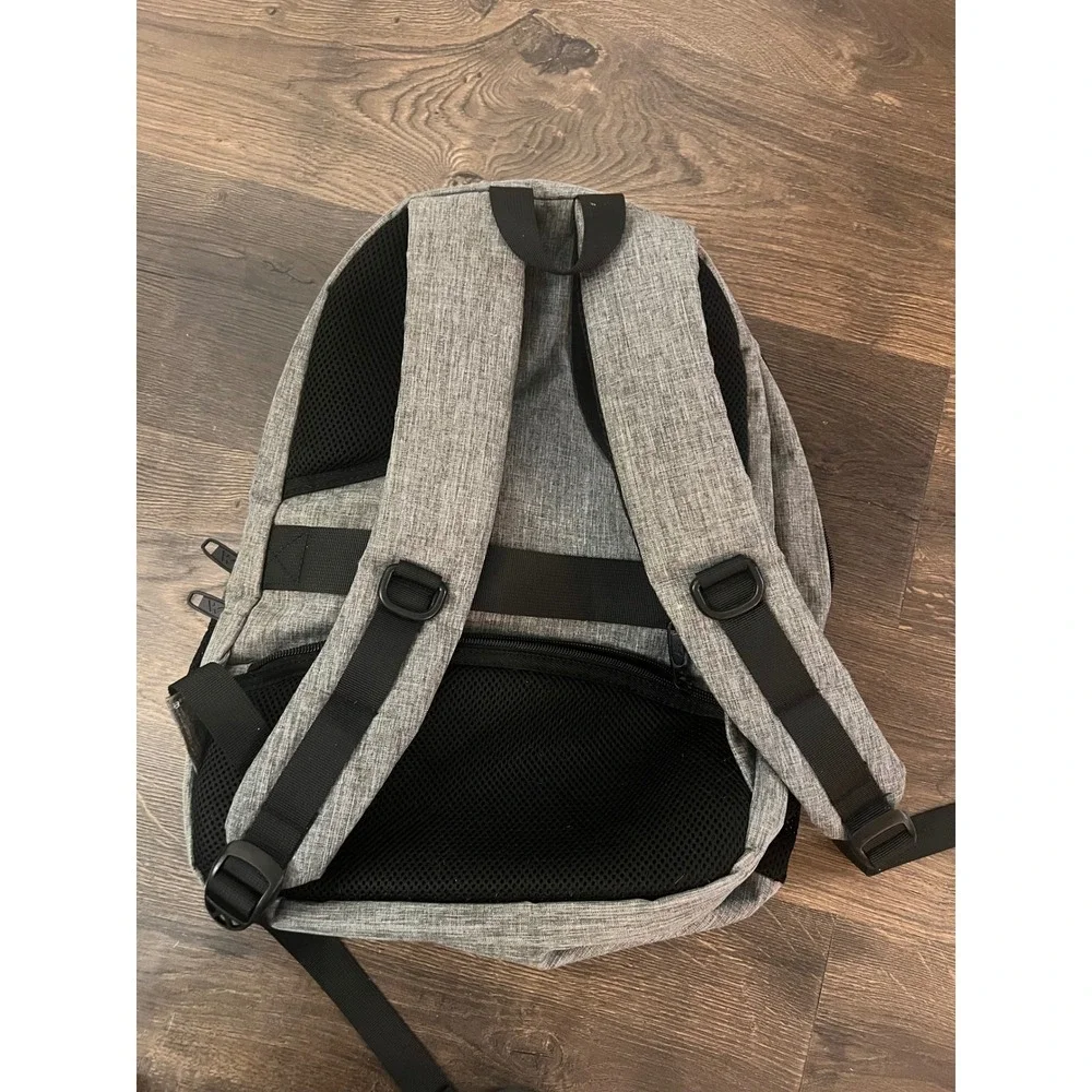 Matein Laptop Backpack Heather Gray Travel Business School Commuter Bag